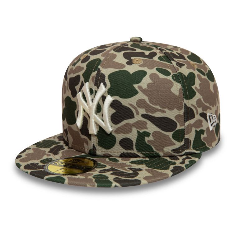 Gorras New Era 59fifty Camuflados - New York Yankees MLB Duck 83695VEND